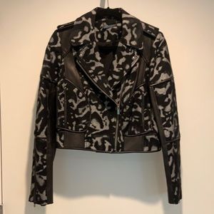 Diane Von Furstenberg Theodora Moto Jacket